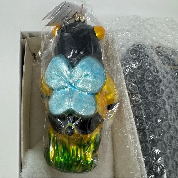 NIB Christopher Radko Winnie the Pooh Bumble Bee Halloween Ornament 1997 Disney - Picture 7 of 10